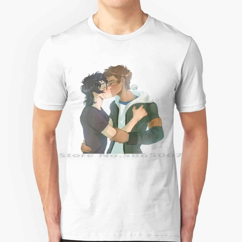 Klance Kiss T Shirt 100% Cotone Klance Lancia Mcclain Keith Chu Ane Voltron Vld Ship Kiss Otp Sy(Ycrea Sydney Crea