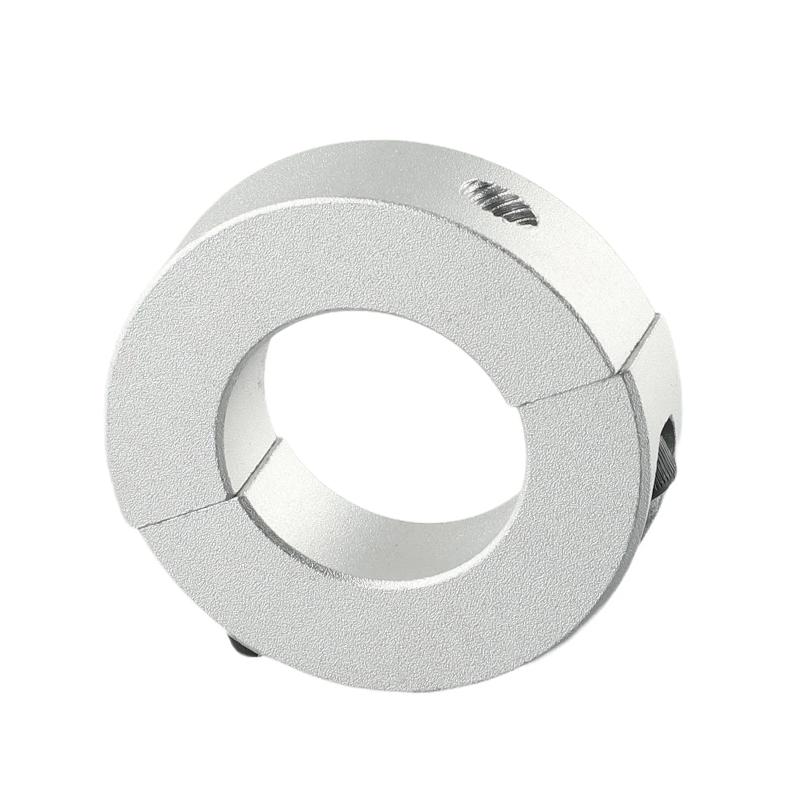 1PCS Clamp Ring Collar Double Split 6mm To 40mm Inside Diameter Shaft Collar Clamp Shaft Clamp Bearing Backstop Ring Silver