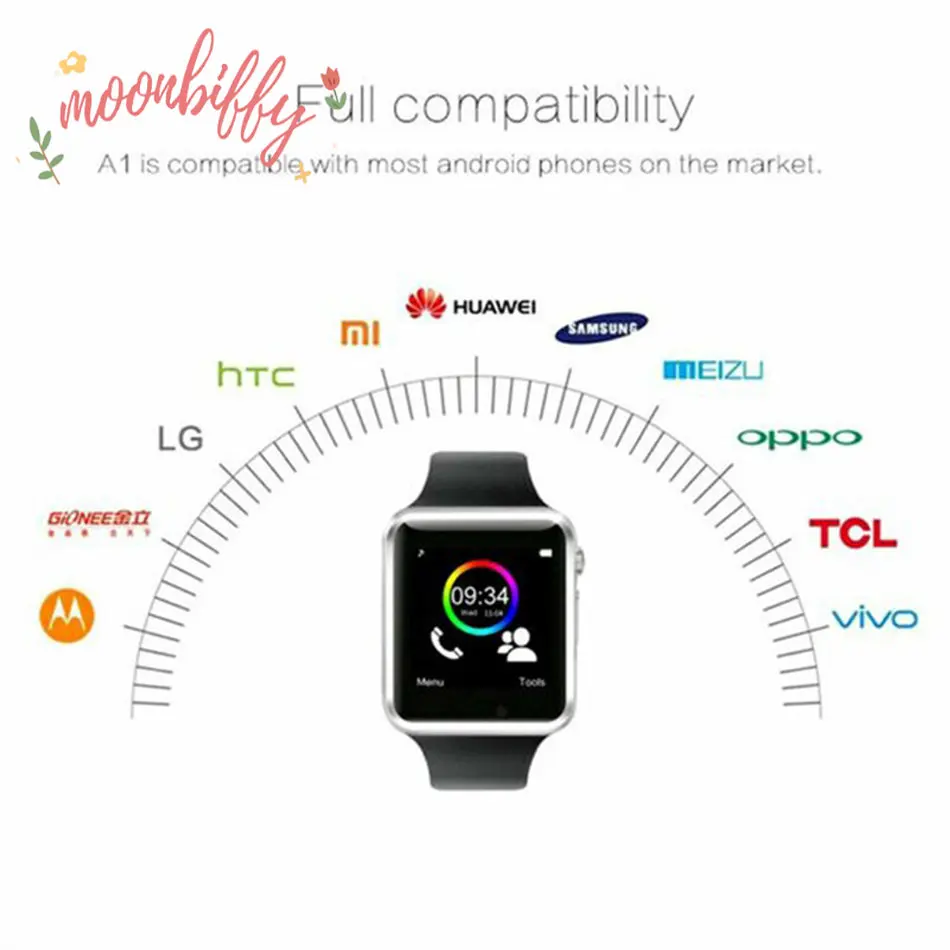A1 Smart Watch 2022 Smart Watch Bluetooth Call Sim Card Watch Support Per Apple Huawei Xiaomi Android Ios Per Bambini Smart Watch