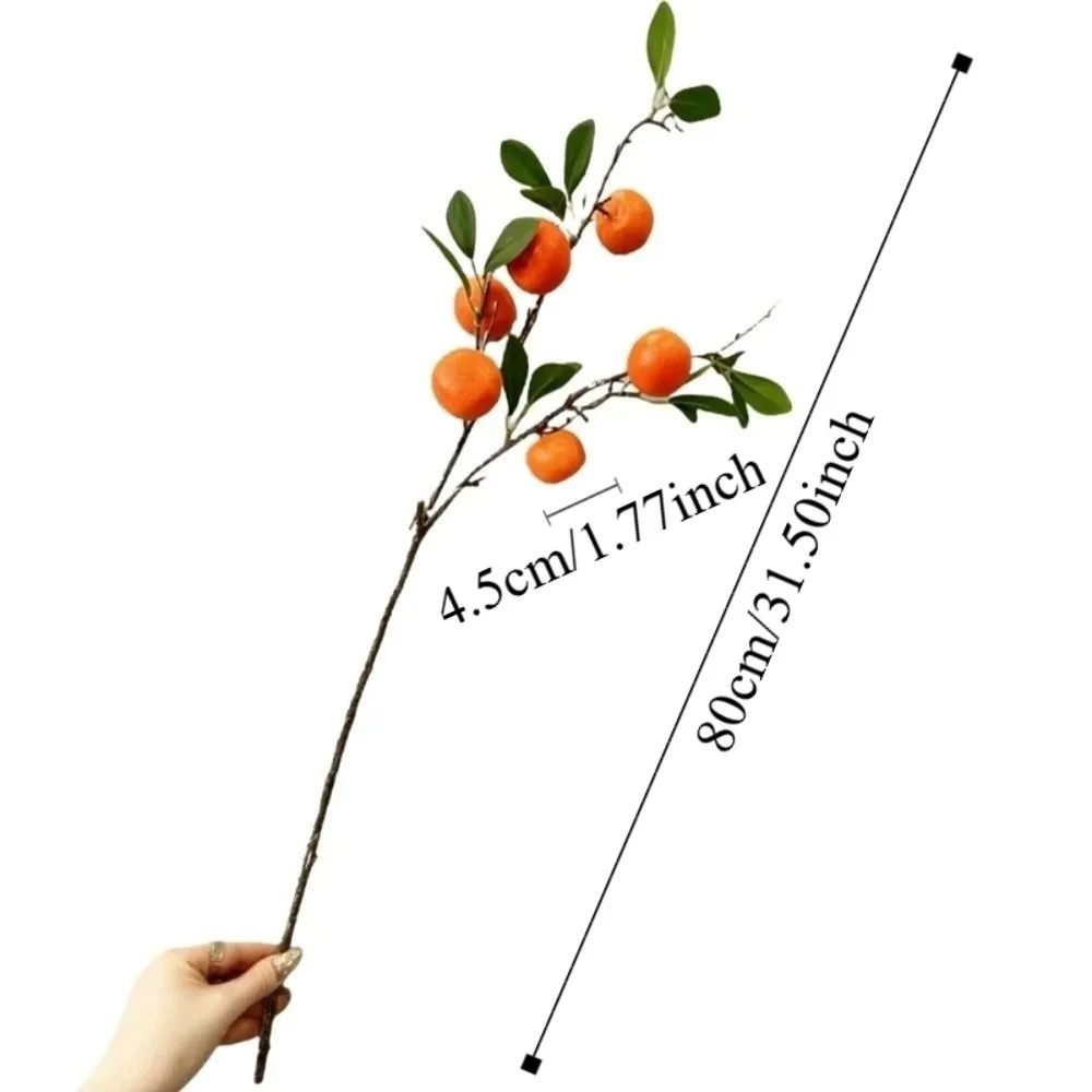 Luxury Realistic Faux Orange Tree with Green Leaves - Indoor/Outdoor Decorative Artificial Plant