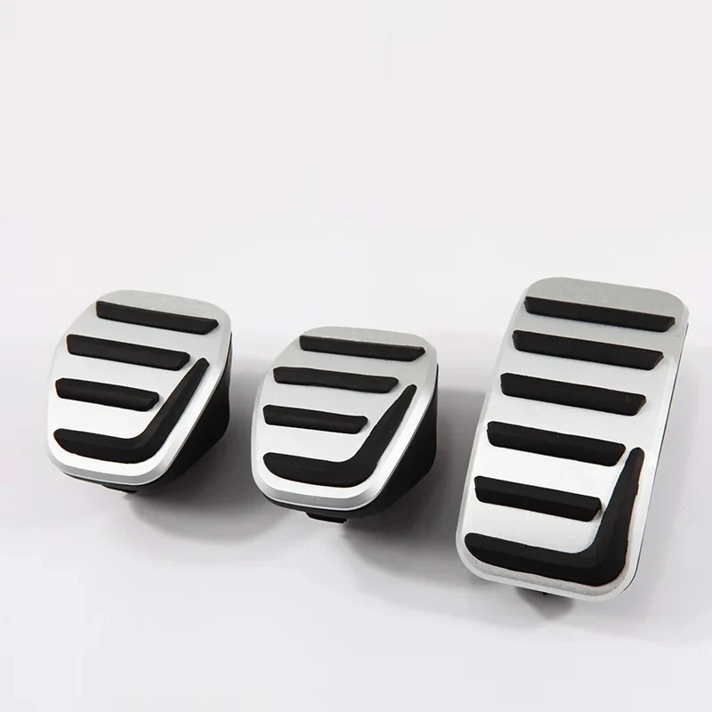 Car Accessories Footrest Clutch Brake Gas Accelerator Pedal Pad for VOLVO S40 V40 C30 MT Aluminum alloy