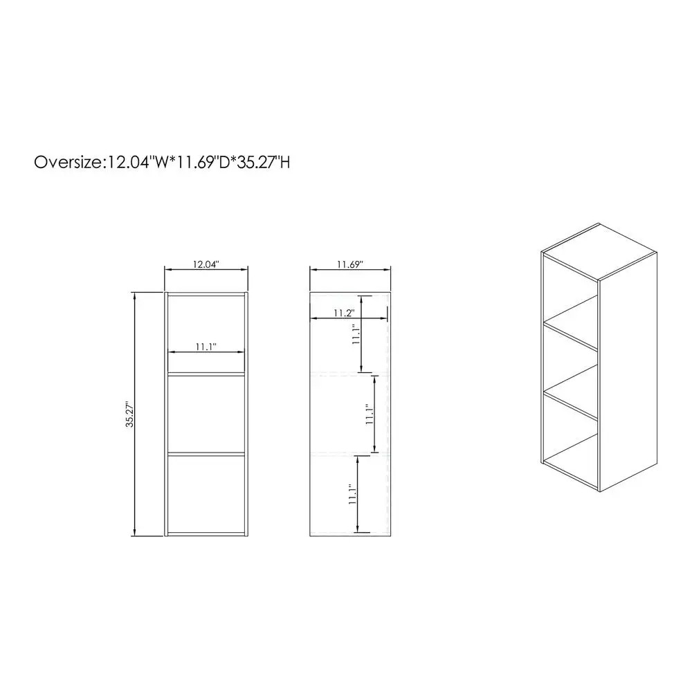 Stackable Cube Storage Shelves Wood Bookcase Modern Organization Solution Living Room Office Dorm Room Easy Assembly 5