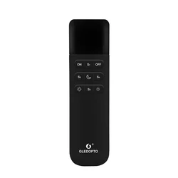 WiFi Wireless RGB LED Remote Control with Dynamic Adjustment and 4 Scene Presets - 50M Range - 3V (2 x AAA) (WLED Remote)