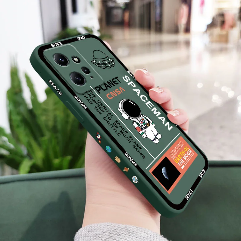 Global Astronauts Liquid Silicone Phone Case Cover