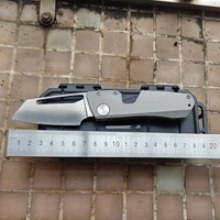 JUFULE Winterblade M390 60+ HRC Blade Small Pudding Customized Ceramic Bearing Titanium EDC Tool Hunting Camping Folding Knife 1