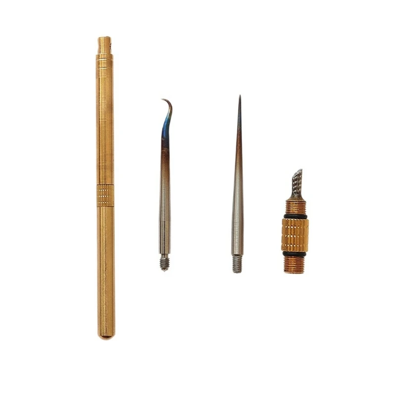 Multifunktionales Fliegenbindungsstift professionelle Fliegenbindungsgetriebe Accessoires Lure Making Set tragbare 69HD – Detail 4