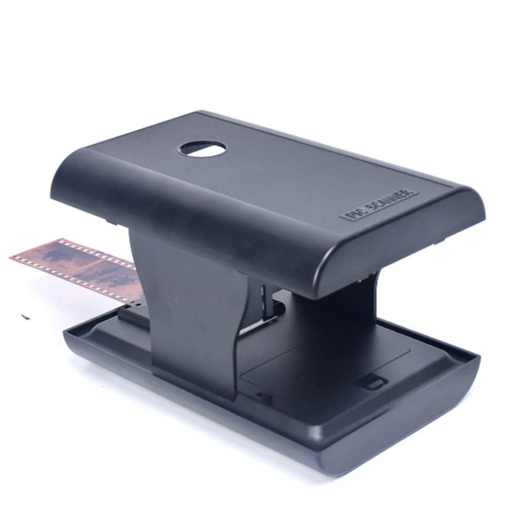 Mobile Film and Slide Scanner for 35mm Negatives and Slides with LED Backlight Free APP Foldable