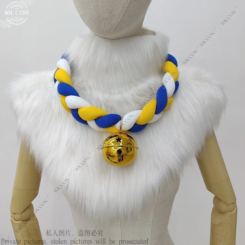 Triple Plait Bell Collar Fursuit Kigurumi Furry Suit Kig Woman Man Comic-Con Character Masquerade Role Play Unisex Party Gift cosplay costumes kigurumi pajamas