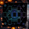 Celtic Cross Flower of Life Tarot Card Tablecloth Altar Cloth Constellation Divination Cloth For Tarot Mat Witchy Home Decor 3