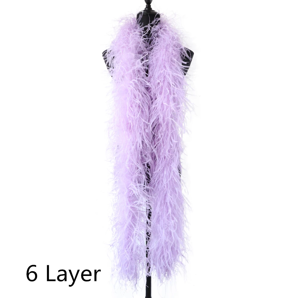 Curly Ostrich Marabou Feather Boa