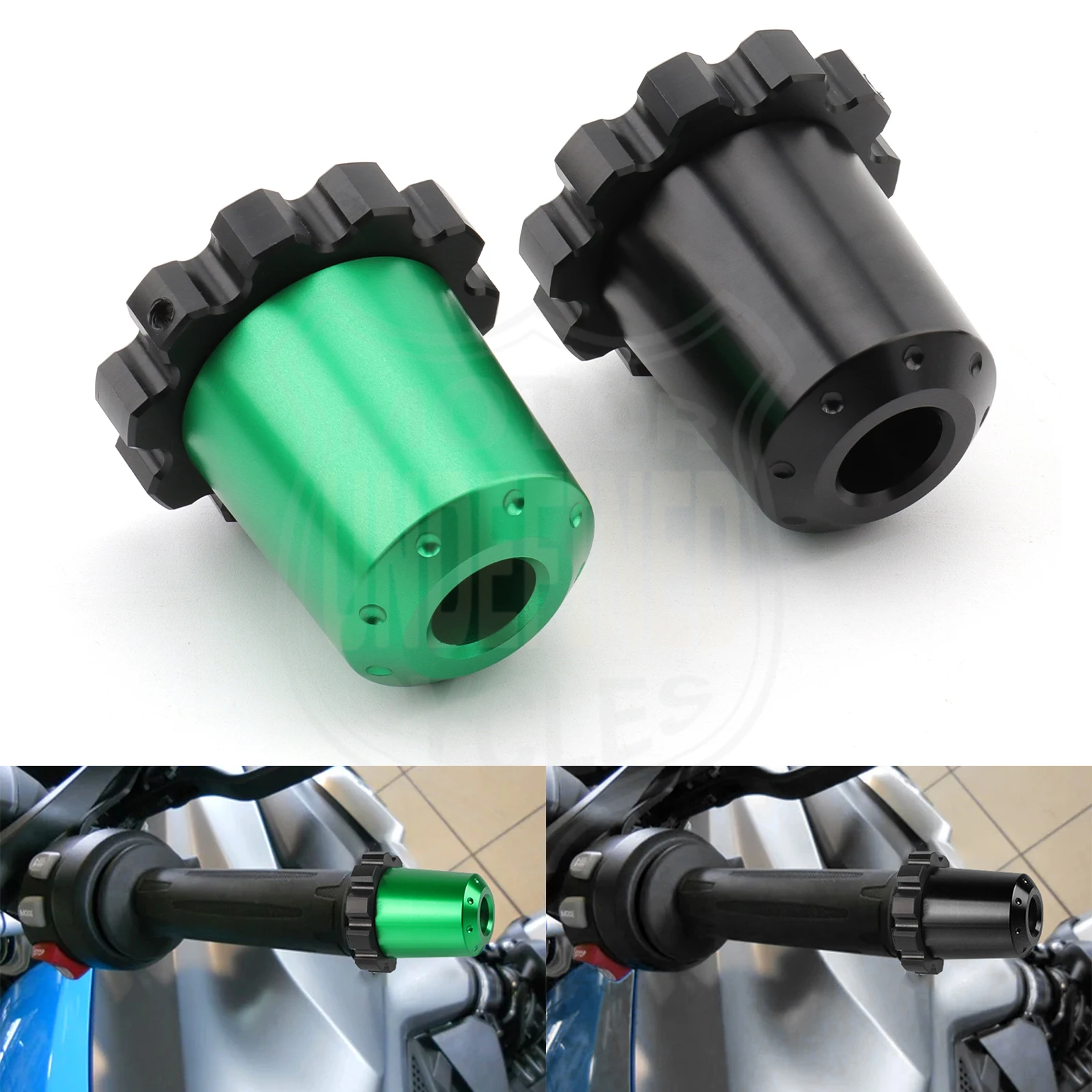 Motorcycle Cruise Control Throttle Clamp Assist Bar End for Kawasaki Vulcan S KLR650 GTR1400