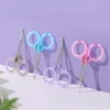 Mini Stainless Steel Nose Hair Eyebrow Scissors Small Multipurpose Personal Care Trimmer  Plastic Handle 1