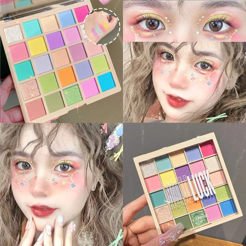Eye Shadow Palettes 25 Colors Matte Brown Nude Shades