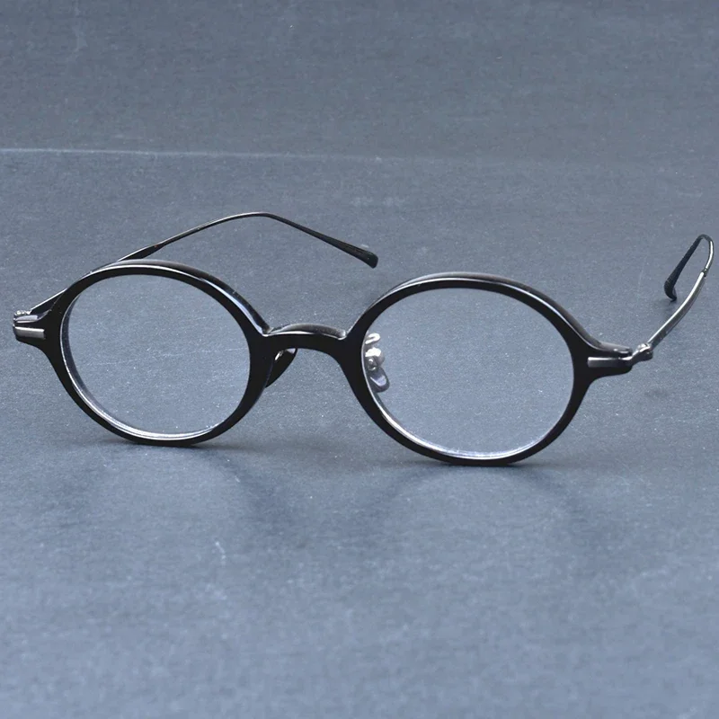 

Retro round eyeglasses men Unique Handmade Natural Buffalo Horn Optical eyewear women reading prescription Glasses Frame