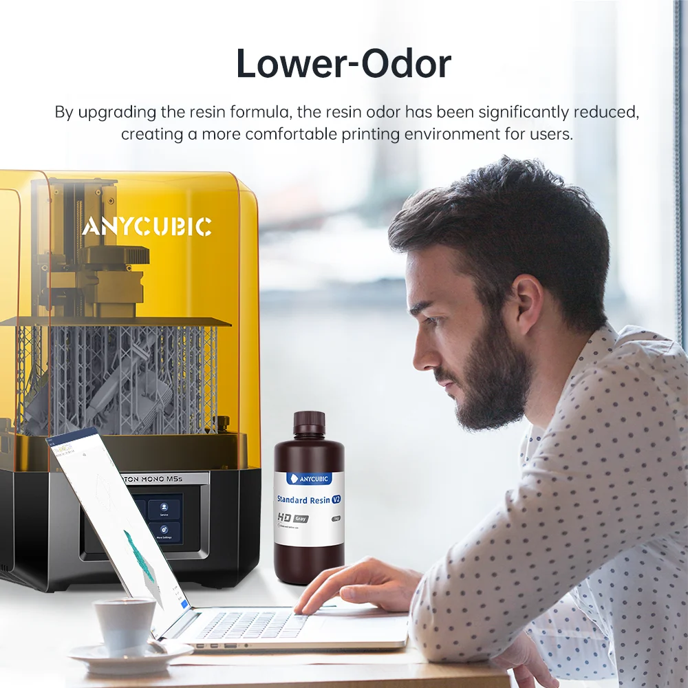 ANYCUBIC  ȭ SLA UV ȭ 3D   , LCD 3D   M5s  X 6Ks, 405 nm ǥ  V2