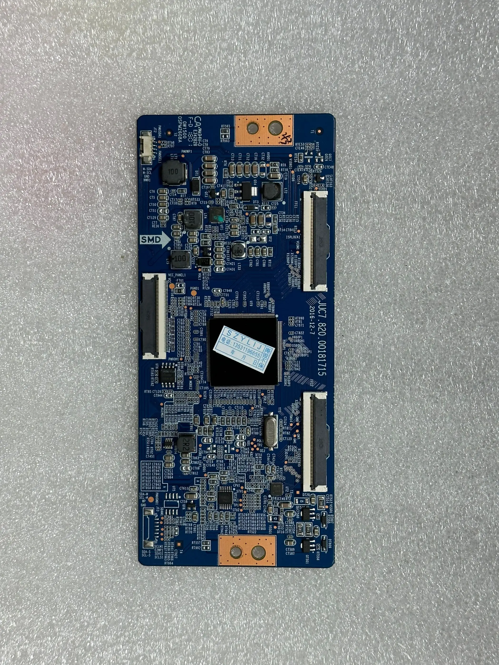 Original JUC7.820.00181715 logic board with T500QVN03.8 screen spot