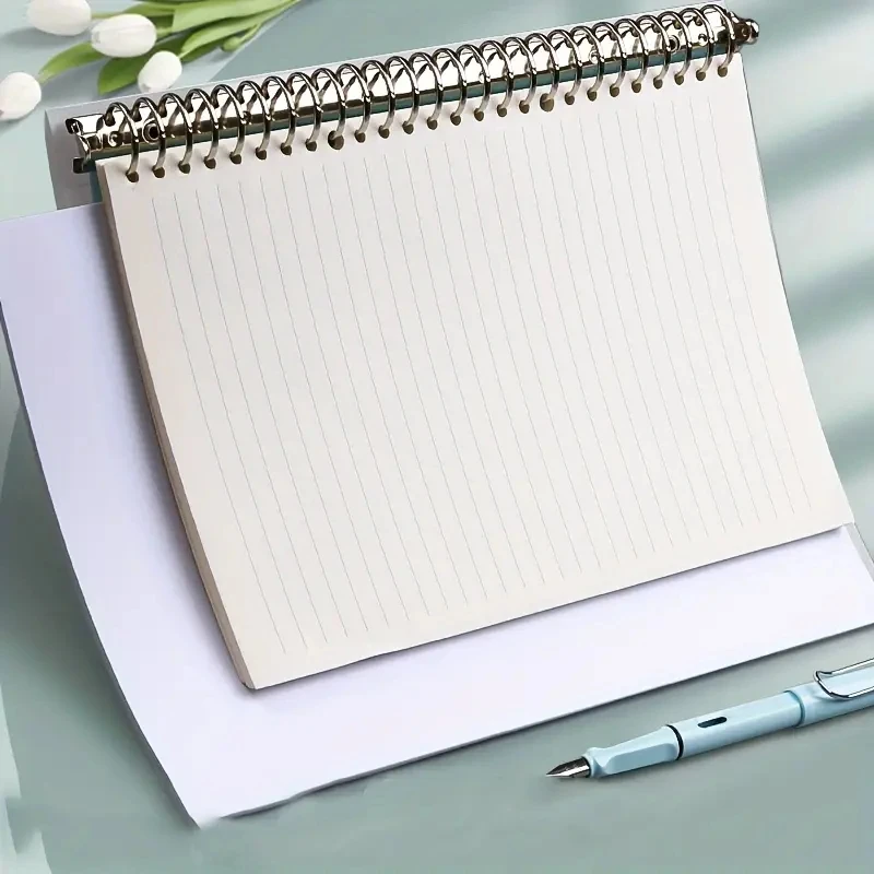 60 Sheets Notebook Refill Notepad Loose Leaf Binder Paper A4/ B5/A5 Blank/Grid/Lined Notebooks Writing Pads Office School - 4