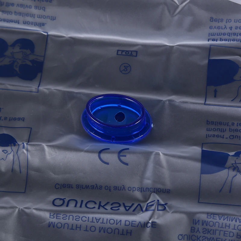 1pcs Disposable Mouth To Mouth CPR Breathing Mask Respirator One-way Valve first aid mask