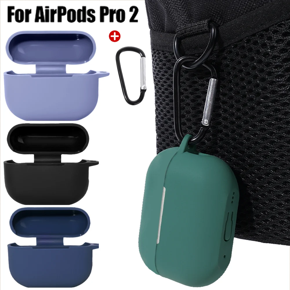 

Силиконовые чехлы для Airpods Pro2, универсальный защитный рукав, сменные беспроводные наушники, защитный чехол, защитные Держатели