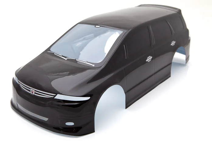 

YUKALA rc parts PVC painted 1/10 rc car body shell 027 black 190mm