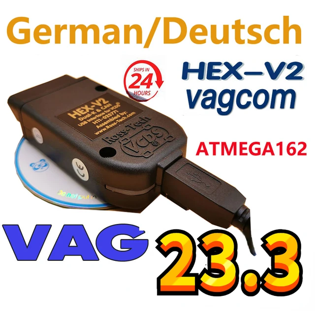 Generic VAGCOM 22.3 VAG-COM 21.9 Newest VCDS HEX CAN V2 Interface