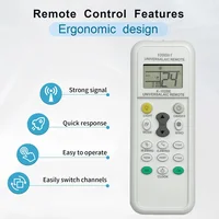 Télécommande universelle pour climatiseur 1000 en 1 pour LG Gree Midea Toshiba Haier Daikin Hitachi Sharp Panasonic Samsung Sanyo 3