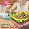 Handmade Wool Embroidery Children's Diy Perforated Pattern Embroidery Set Cartoon Wool Hand Embroidered Felt 1