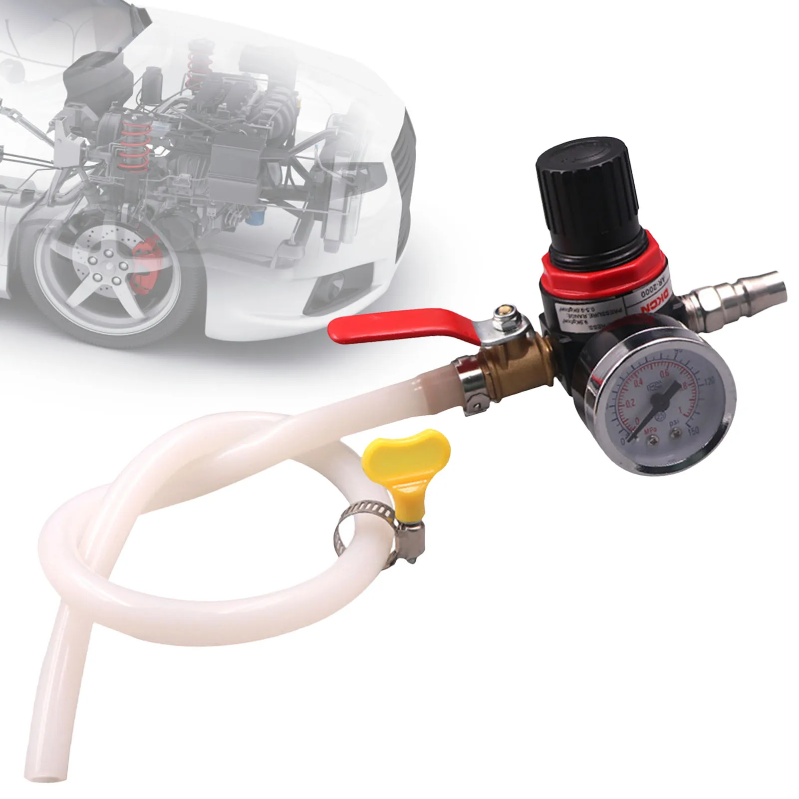 Testeur de pression de radiateur de refroidissement de voiture, outil de  Test de fuite de réservoir d'eau automobile, sûr et efficace, pratique -  AliExpress