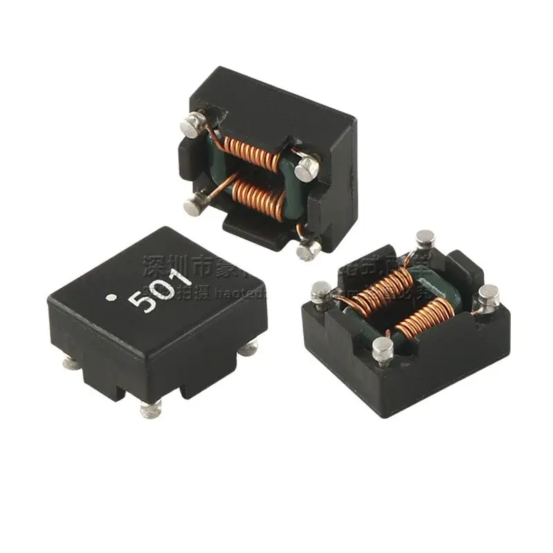 5 Pz/Importato Patch Miniatura Piccolo Volume 500 Ω 5A Filtro Ad Alta Corrente Ad Alta Frequenza Induttanza Di Modo Comune Choke Oc9080-501