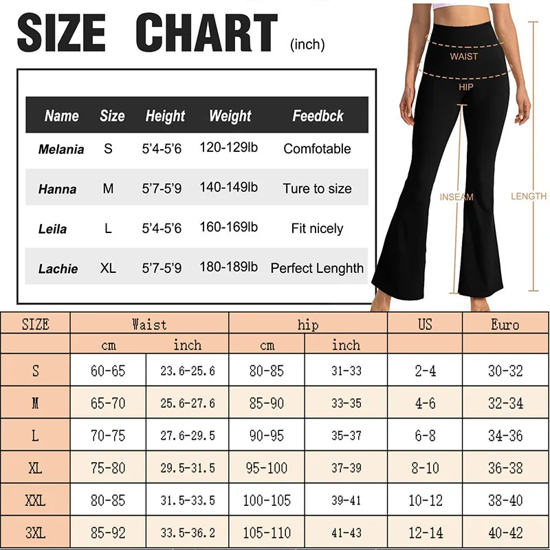 Yoga Pants with Led Casual Compression Legging Feminina Women Bell Bottom Pants  Yoga Flared Leggings For Ladies Yoga Pants V Type High Waisted Flare Workout  Pants Leggings Boot Cut Yoga Pants Long 