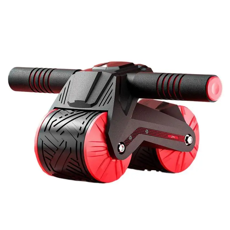 Addominale Ab Roller Automatic Rebound Core Roller Wheel Due Ruote Ruota Per Esercizi Aggiornata Ab Wheel Roller Per Uomo Home Gym