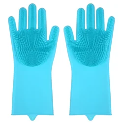 Sure, here's an enhanced product title for you:

Silicone Hair Removal & Cleaning Glove for Pet Grooming and Bathing (Blue)
