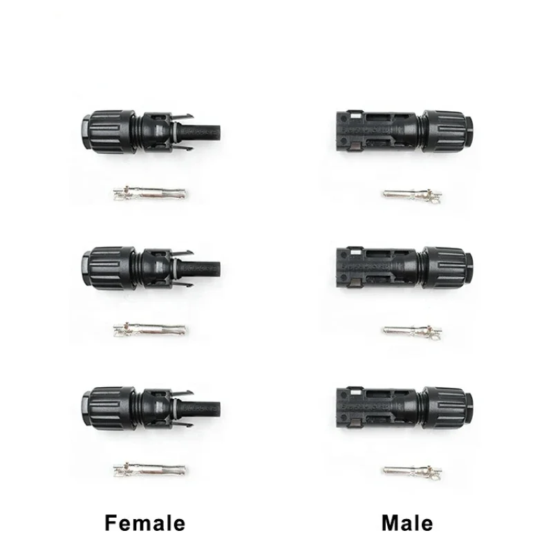 

IP68 Waterproof TUV approved 40A 1500V dc solar mc wire connectors for solar energy system