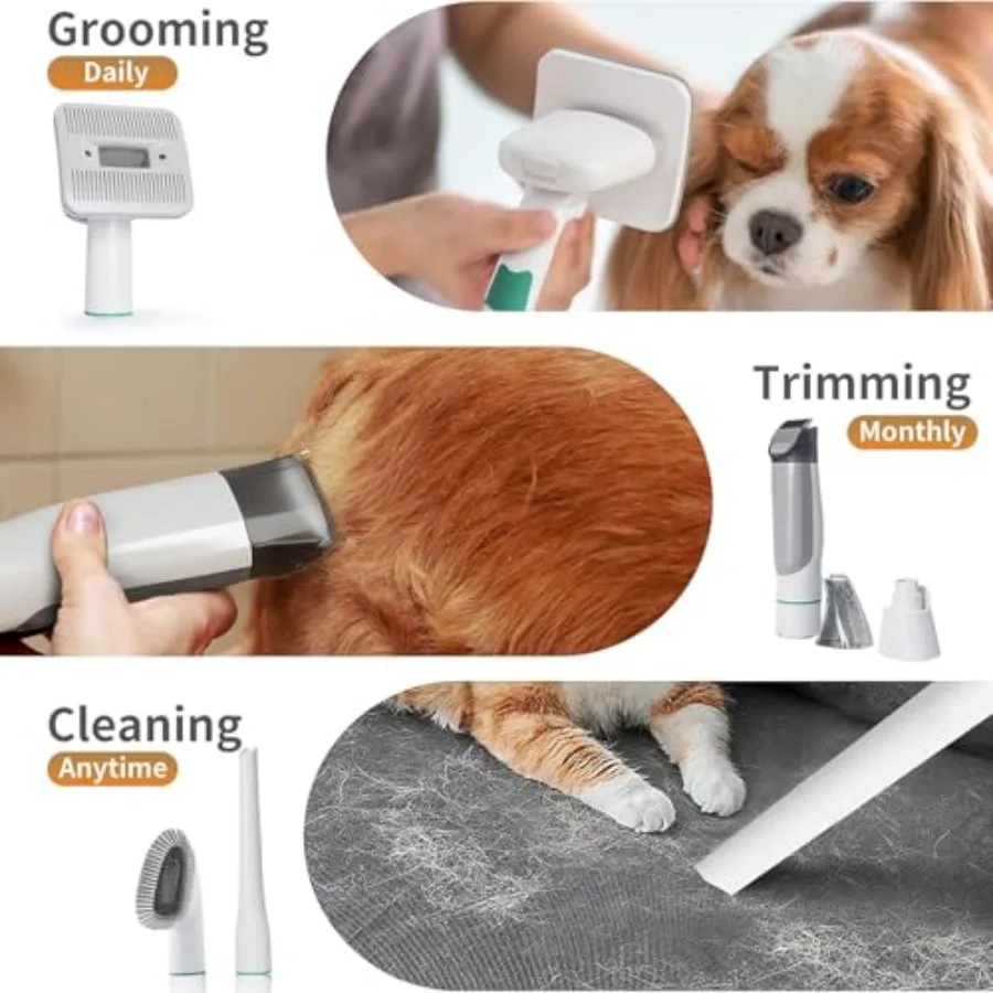 Pet Grooming Vacuum Kit 6
