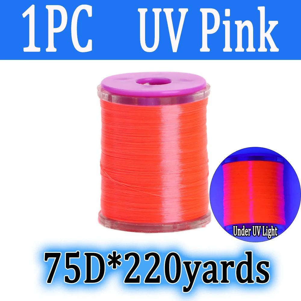 1pc UV Pink 75D