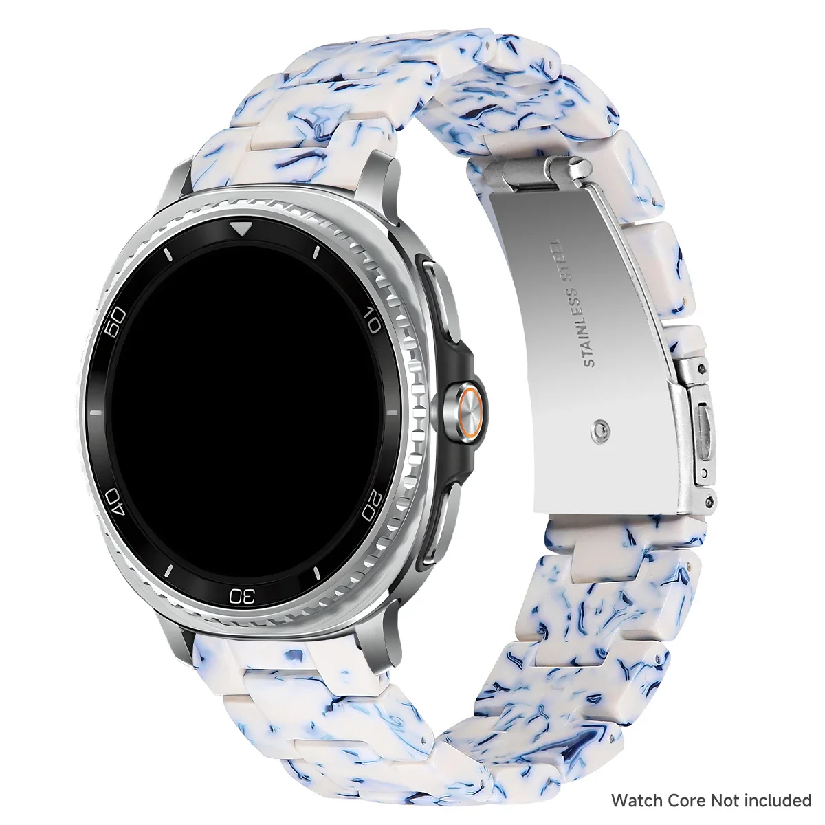 Luxury Transparent Resin Strap - Premium Link Bracelet