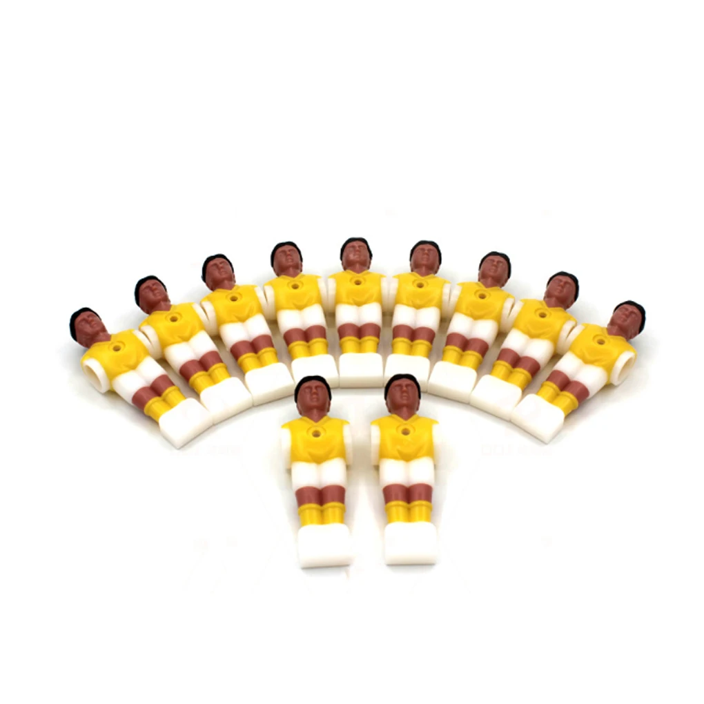 4Pcs Funny Plastic Figures Ball Game Accessories for Yellow/Purple