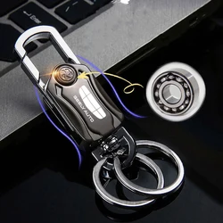 Multifuction Car Metal Keychain Key Ring Beer Opener Fidget Spinner for Geely Atlas Coolray Emgrand EC7 EC8 X7 EX7 CK2 Car