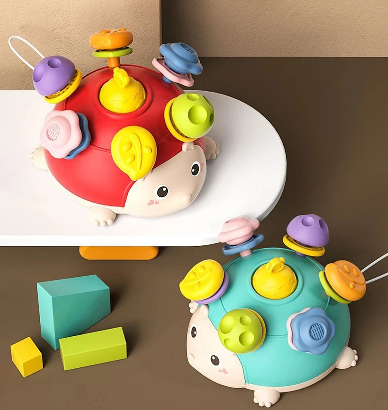 Hedgehog Baby Busy Board: Montessori Fine Motor Skills Toy - View #4
