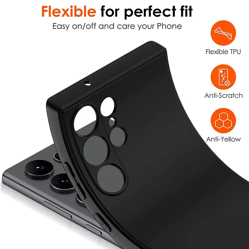 Ultra Thin Matte Silicone Antifall Antislip Soft Shell Case Cover