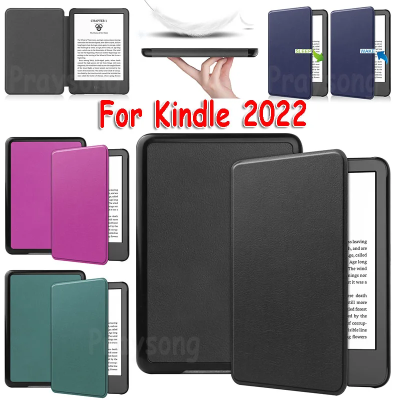 Fashion Cool Flip Case Per Kindle Cover Per Kindle 2022 Custodia Da 6 Pollici Kindle 11Th Smart Auto Sleep Wake Painting Pattern Anti-Drop