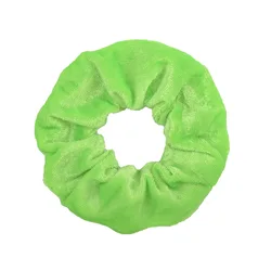 Variety Pack of Velvet Scrunchies in Solid Colors - Hair Ties & Ponytail Holders (Color 20 Fruit Green)