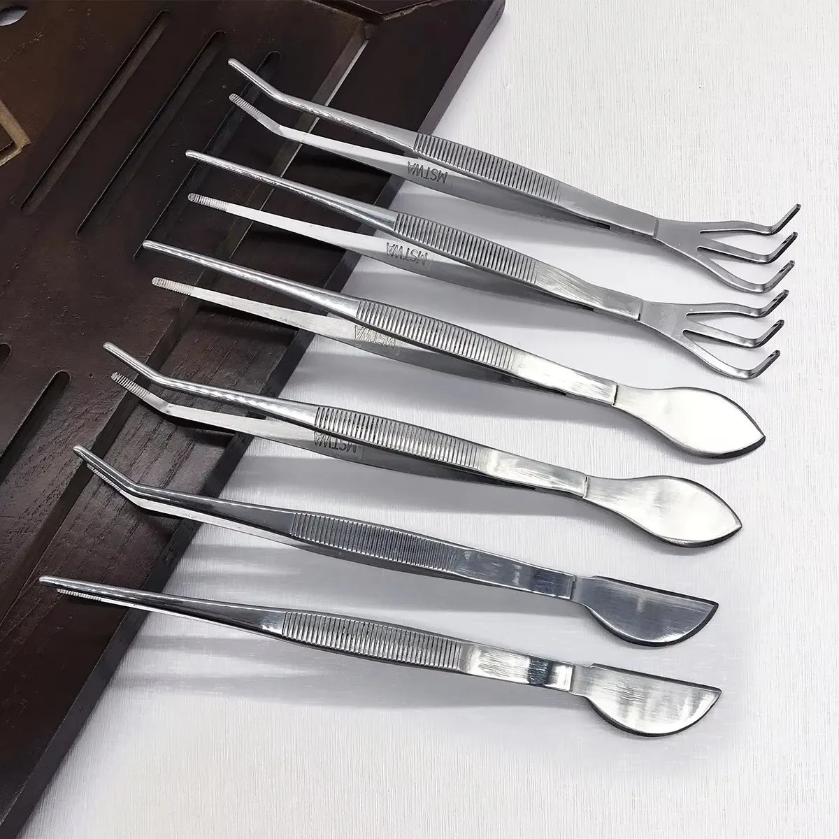 2 In 1 Bonsai Rake Gardening Tool Steel Succulent Bonsai Spatula Protable Handheld Loosen Soil Root Rake Garden Tools 4
