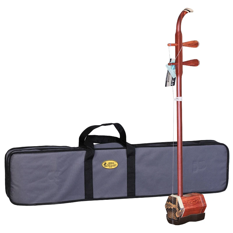 Dunhuang Brand Red Sandalwood Erhu 04A Wooden Shaft Beginner Student Adult Erhu Folk Musical Instrument