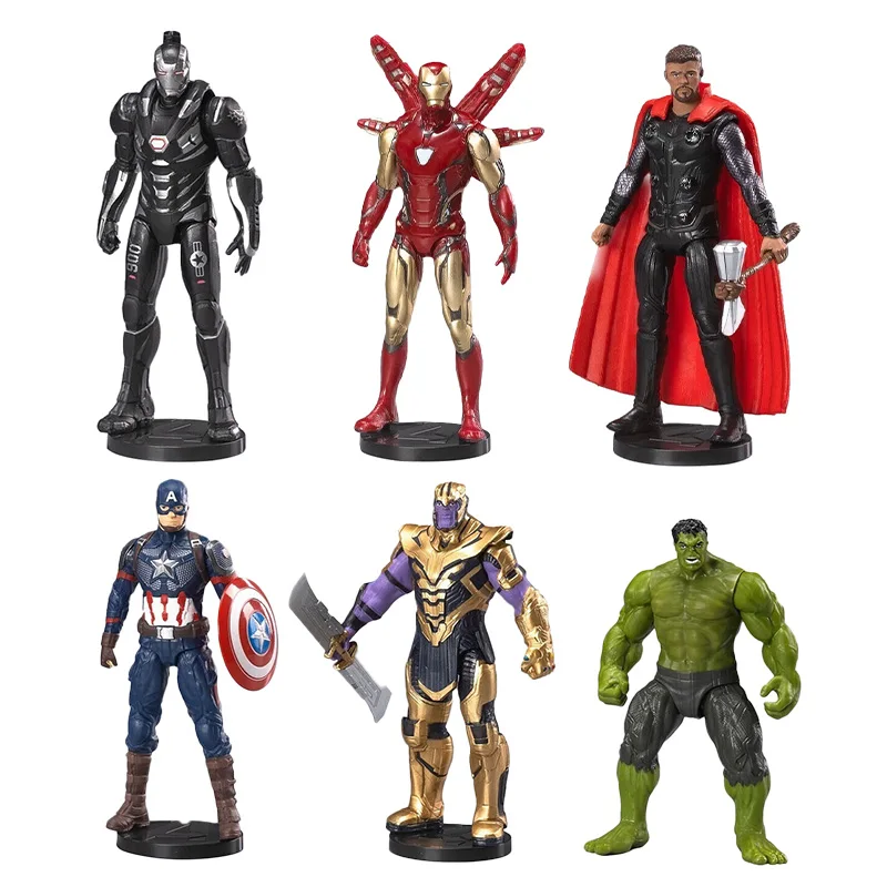 Ensemble de mini figurines Marvel Avengers pour enfants, Thanos, Iron Man,  Thor, War Machine, MEDk Spider, Spider Man Legends, reconnaissance, cadeau  pour garçon, original - AliExpress