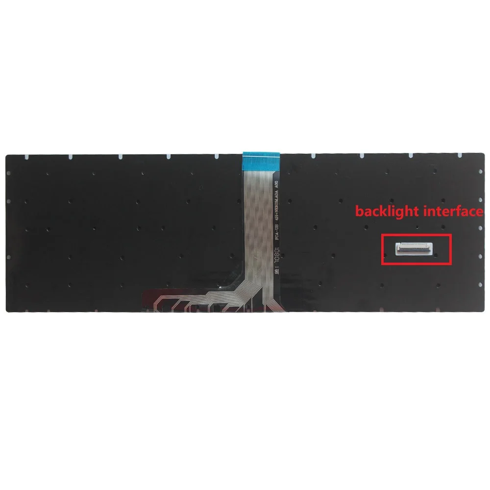 Backlit Nos Teclado para Msi Ge63 Ge65 Gl65 Ge73 Gs75 Gl75 Ms17e5 Gp75 Ge75 Ge75 Ms-17e1 Ms-17e2 Novo - Imagem 2