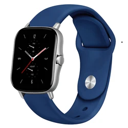 Premium Smartwatch Band Strap - Elegant Design - 20mm (Navy blue)