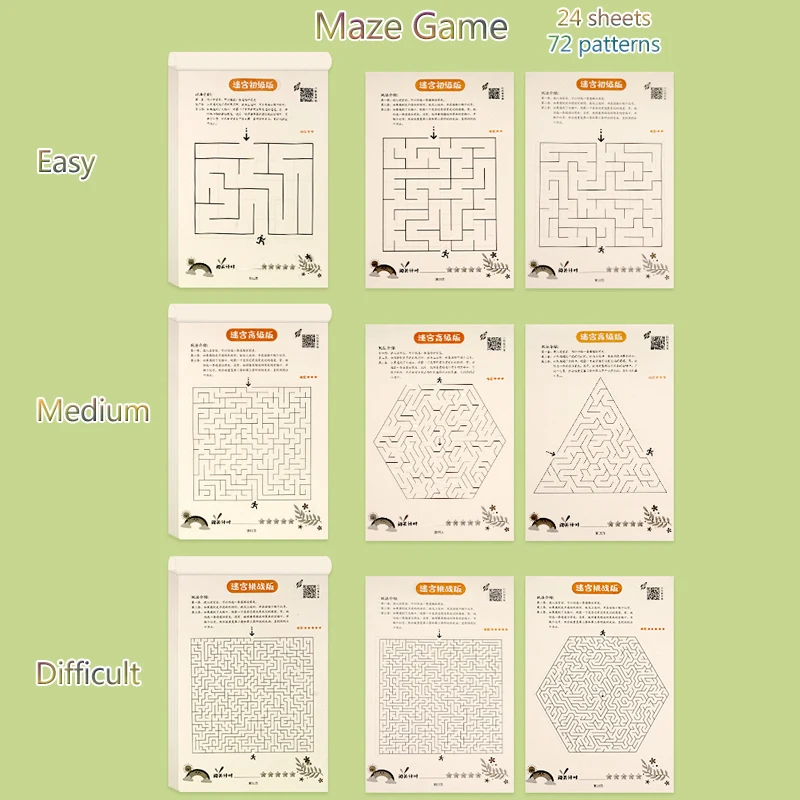 Children Sudoku Maze Books Montessori Toys Pen Control Labyrinth Brain Intelligence Logical Thinking Game Education Toys for Kid 5