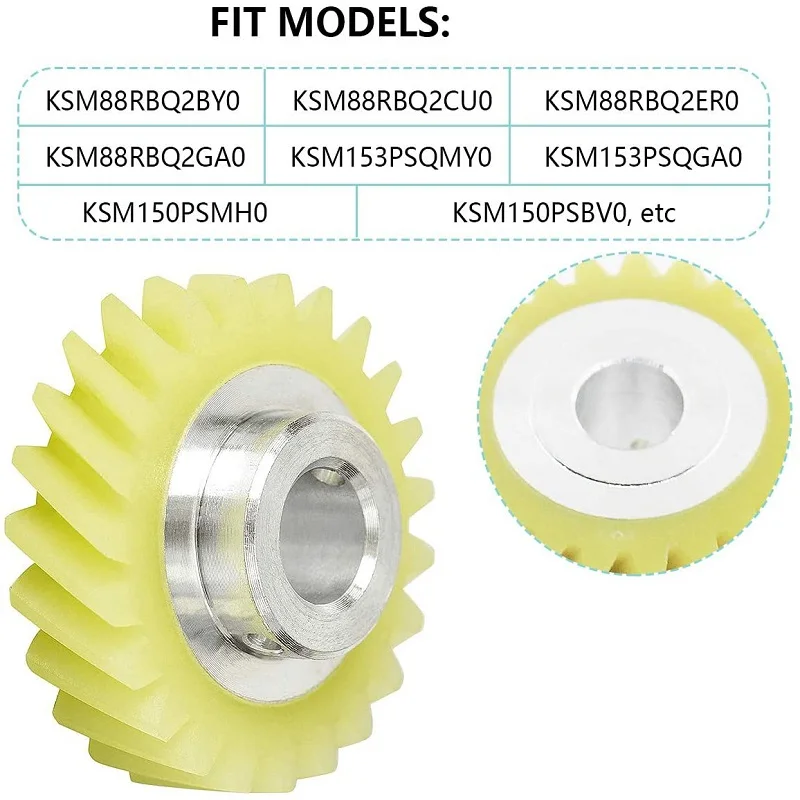 Mixer Replacement Parts Applicable to KitchenAid mixer W10112253 4169830 AP4295669 4162897 worm gear