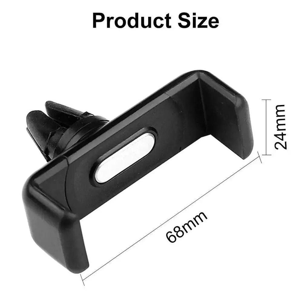 Universal Car Phone Holder Stand for Air Vent - Secure and Adjustable Mobile Phone Mount